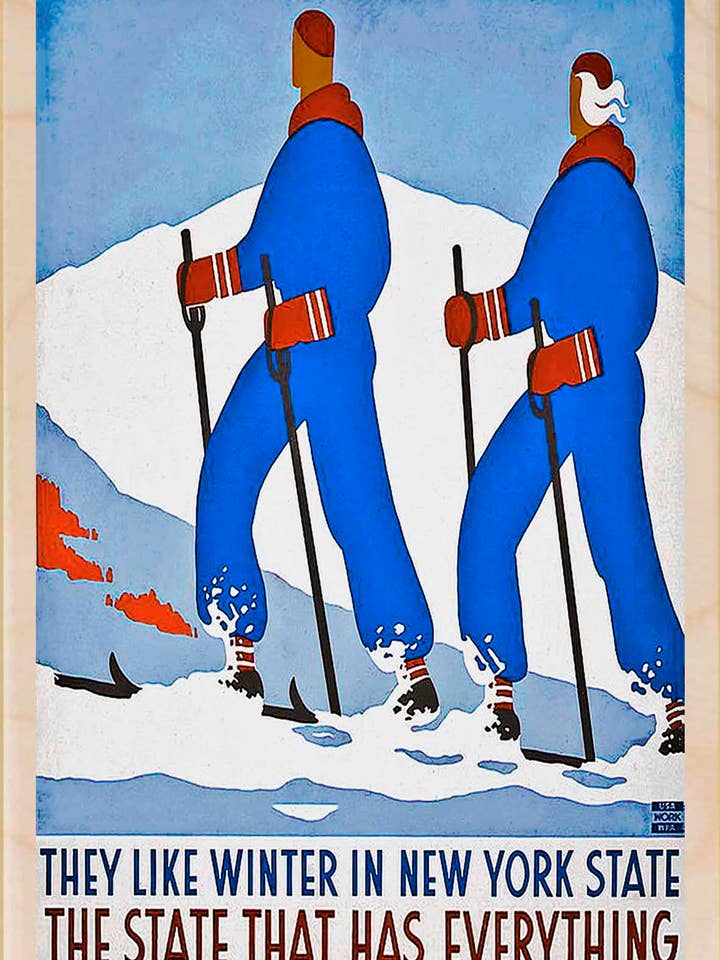 New York State - Eco-friendly cards & magnets for wholesale by THE WOODEN POSTCARD COMPANY