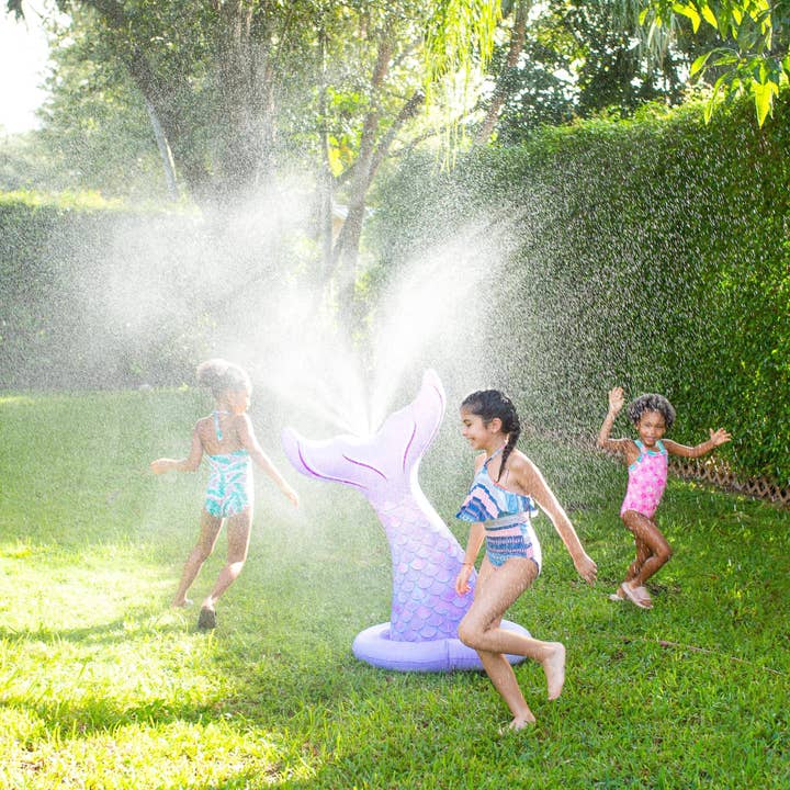 PoolCandy - Wholesale Sprinkler - Mermaid Tail Inflatable Water Sprinkler YardCandy1