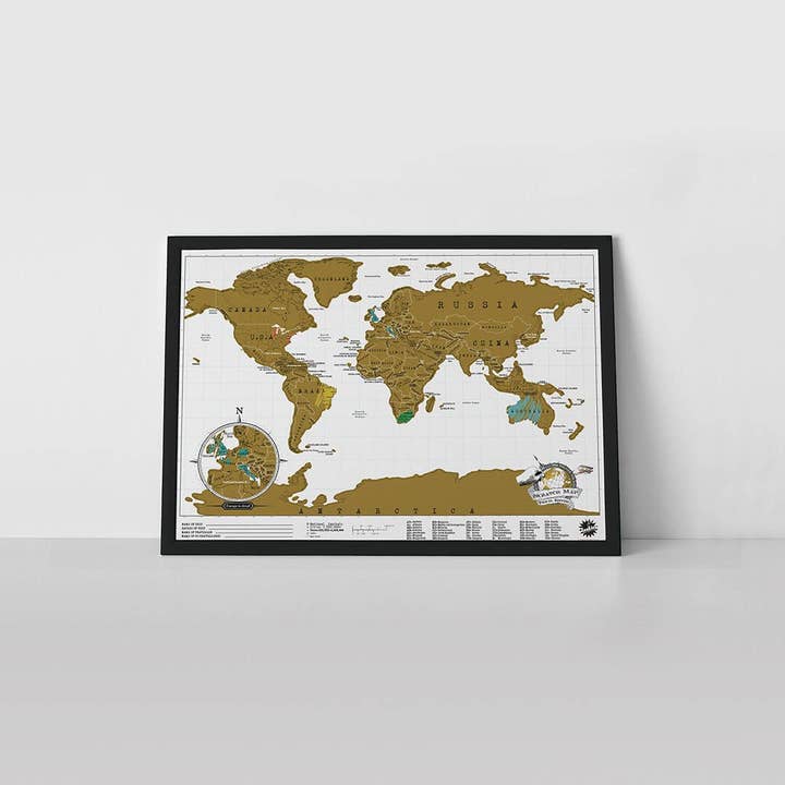 SUCK UK - Venta al por mayor Mapas - Scratch Map® - Edición de viaje original