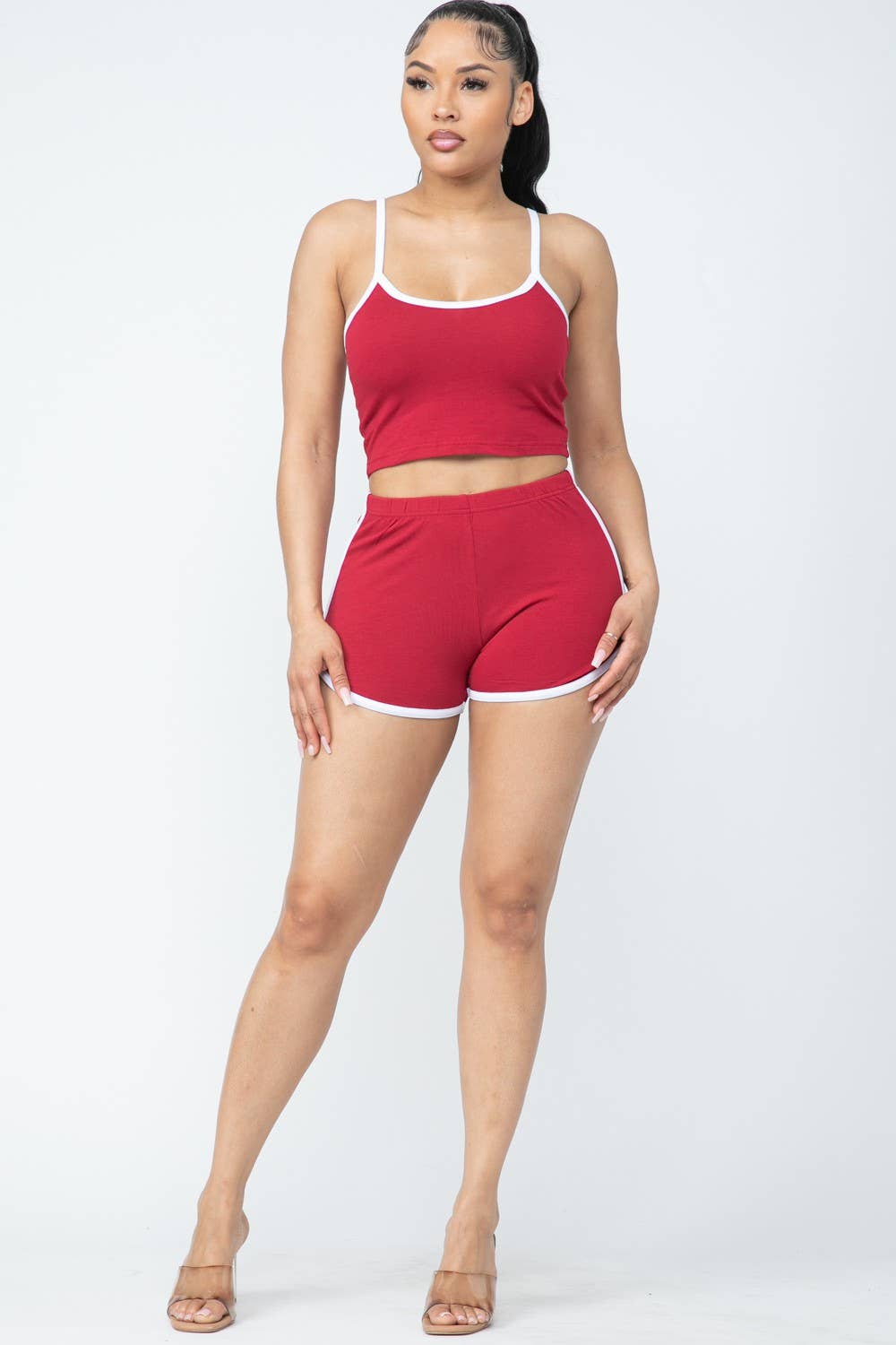 Boswell - Wholesale Lounge Set - Women's - Cotton Short Set With No Sleeve Top7