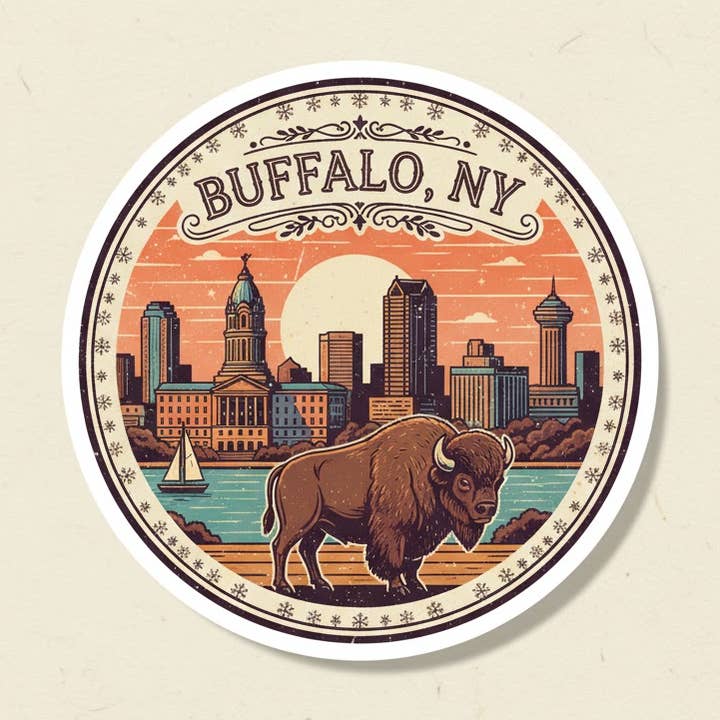 Christmas All Over - Wholesale Sticker - Buffalo, Ny Sticker 3"0