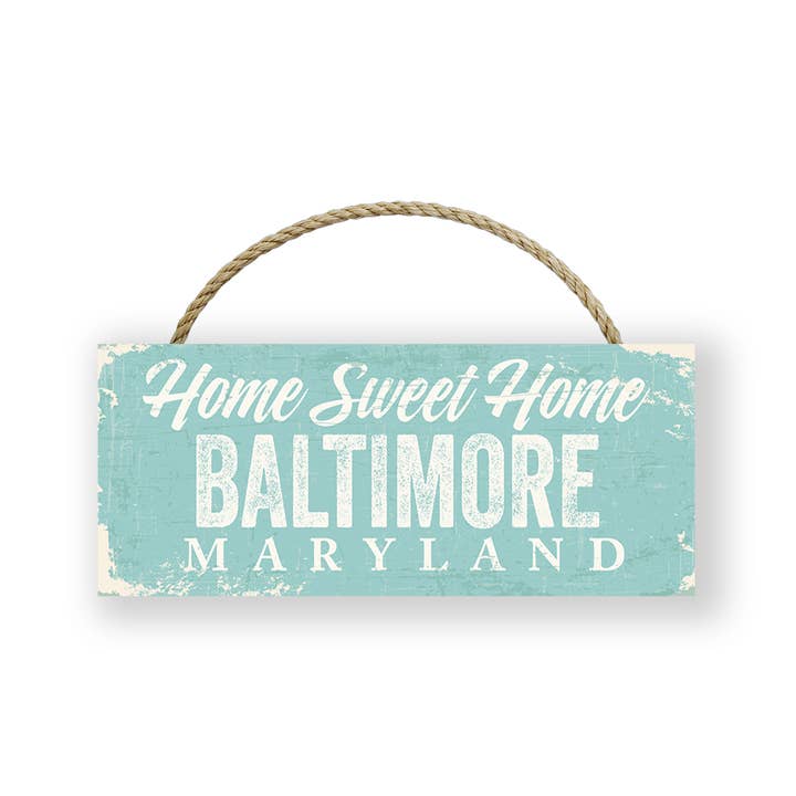 Works of Heart - Wholesale Sign - Home Sweet Custom Town 4x10 Wood Sign3