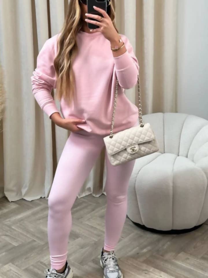 justyouroutfit – Großhandel Sport-/Lounge-Leggings – Damen – Hohe Taille gerippte Gym-Leggings4