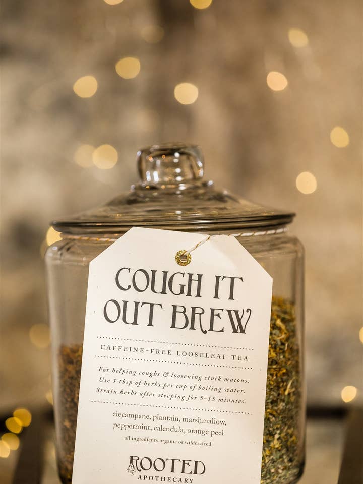 Cough It Out Brew (5 Bags) for wholesale by Rooted Apothecary