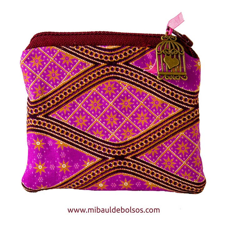 Japanska tyg handväska ”Mizugi” granat för wholesale av Mi Baúl de Bolsos