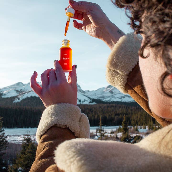 Fam Botanicals - Wholesale Facial Oil - Triple Rose Vitamin C Facial Oil - Travel Size1