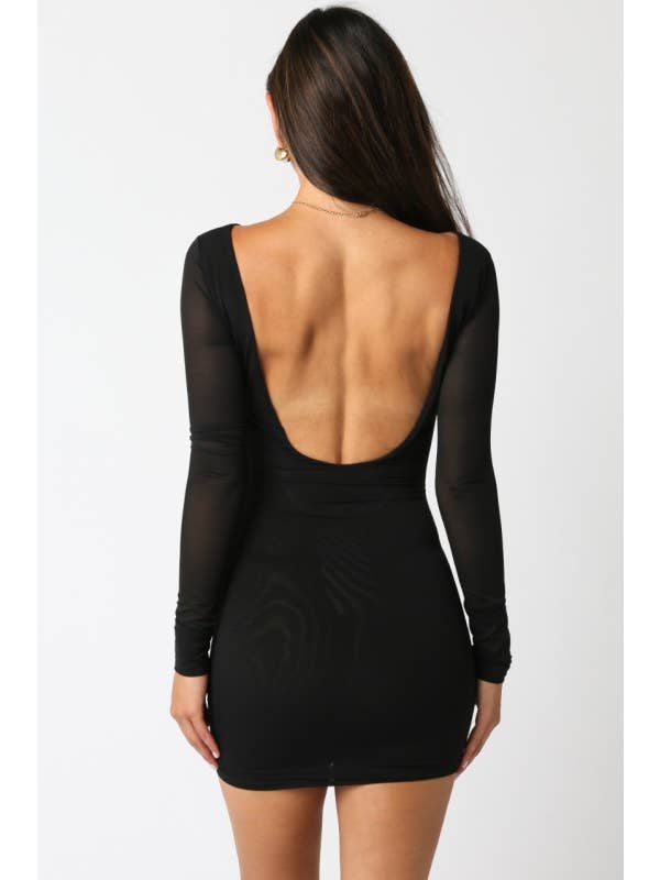 Olivaceous – Großhandel Kleid – Damen – Juwel Rückenfreies Kleid2