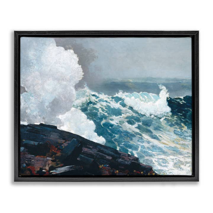 Stupell Industries - Wholesale Wall Sign - Ocean Waves & Cliffs - Framed Wall Art20