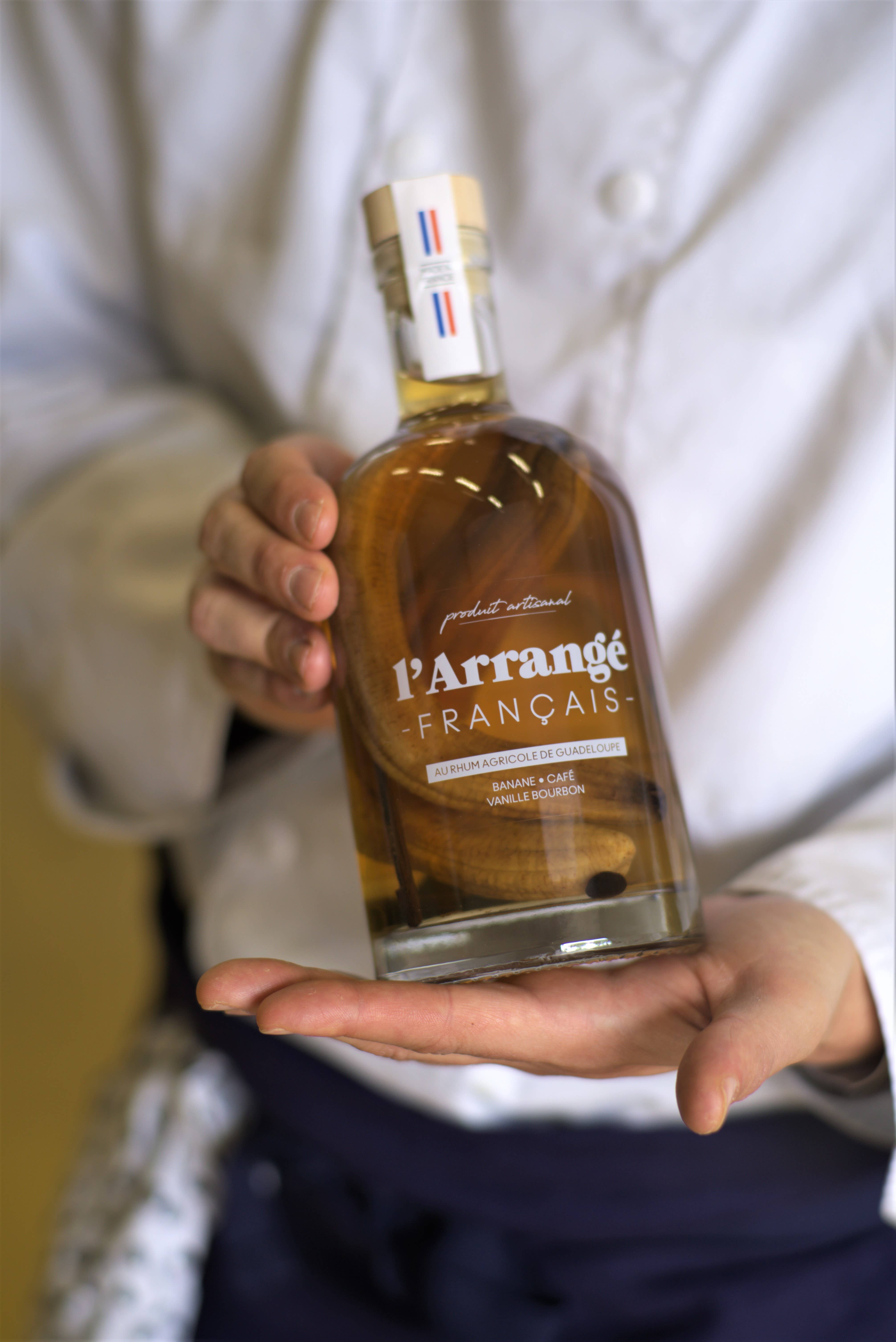 L'ARRANGÉ FRANÇAIS - Vente Spiritueux/Vins/Bières sans alcool - Rhum Arrangé : Banane - Café - Vanille Bourbon1