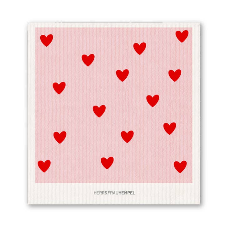 Chiffon éponge en forme de cœur pour la vente par HERR&FRAUHEMPEL