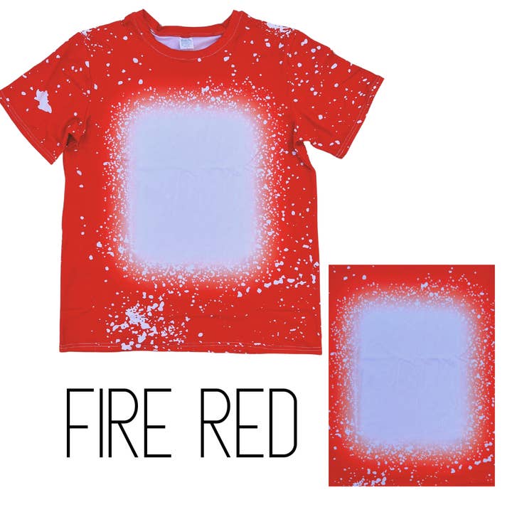 Sublimation Kings of Florida - Wholesale Sublimation Blank T-Shirt - Unisex - Sublimation Faux Bleached Shirts- Youth & Adult Sizes5