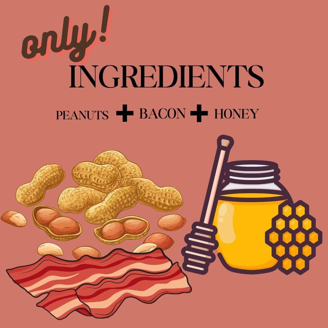 Elite Pet Distributors - Wholesale Pet Treats - Dog - Bark Bistro Bangin Bacon Buddy Butter 17oz jar3