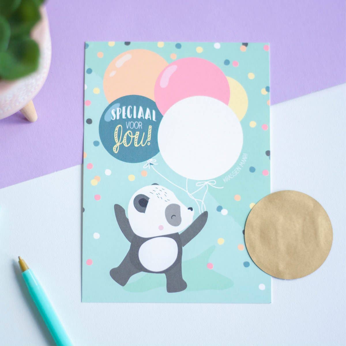 Tante Kaartje - Wholesale Birthday Card - Scratch Card - Surprise1