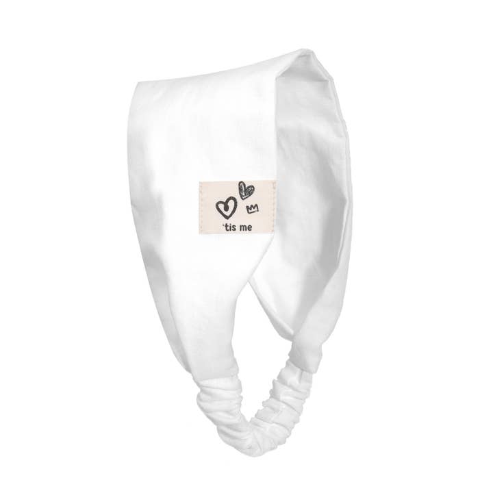 White Linen Headscarf for wholesale by 'tis me