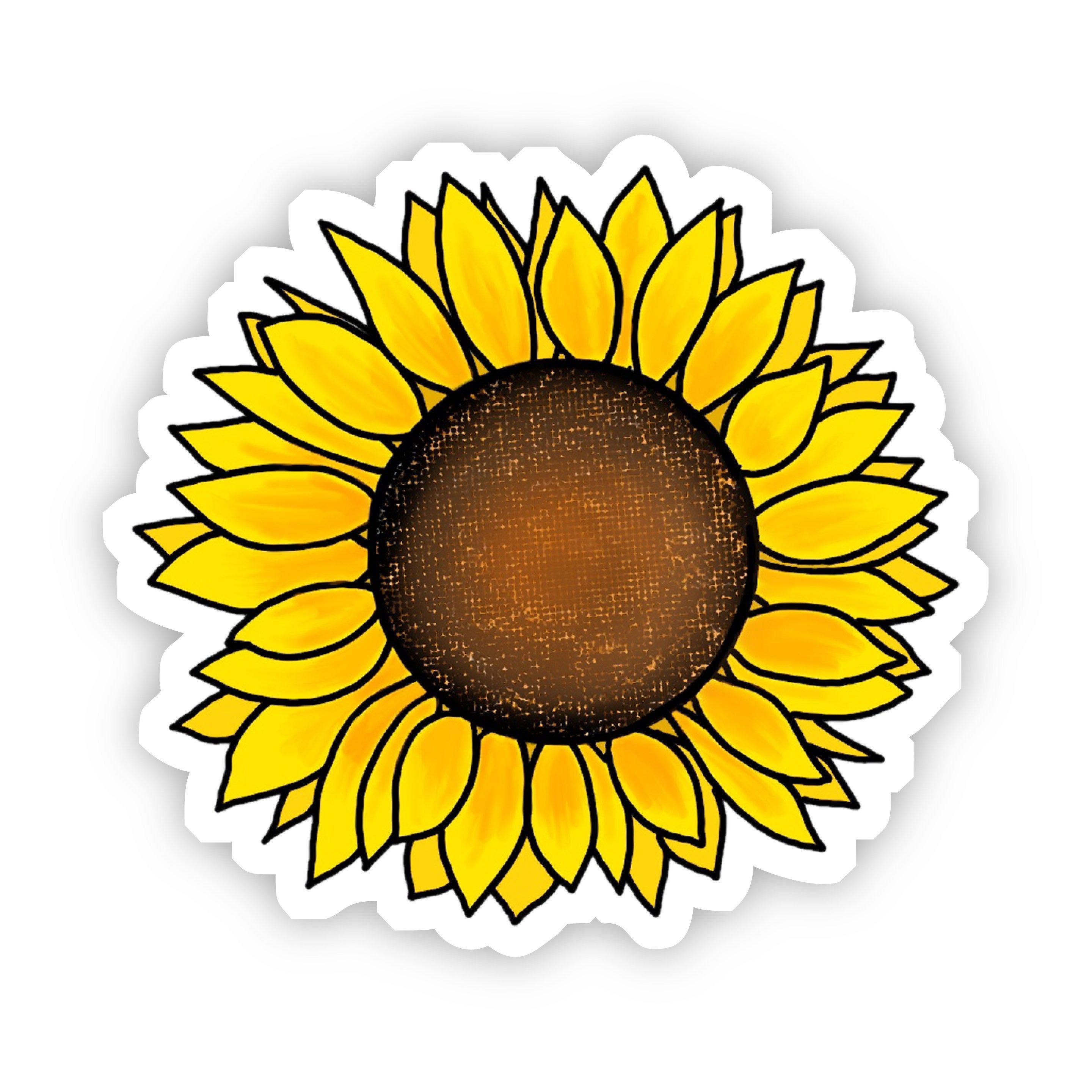 Big Moods - Wholesale Sticker - Cute Sunflower Yellow Sticker