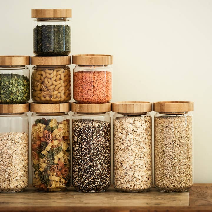 The Conscious Store - Wholesale Jar - Glass Jar with Bamboo Lid2