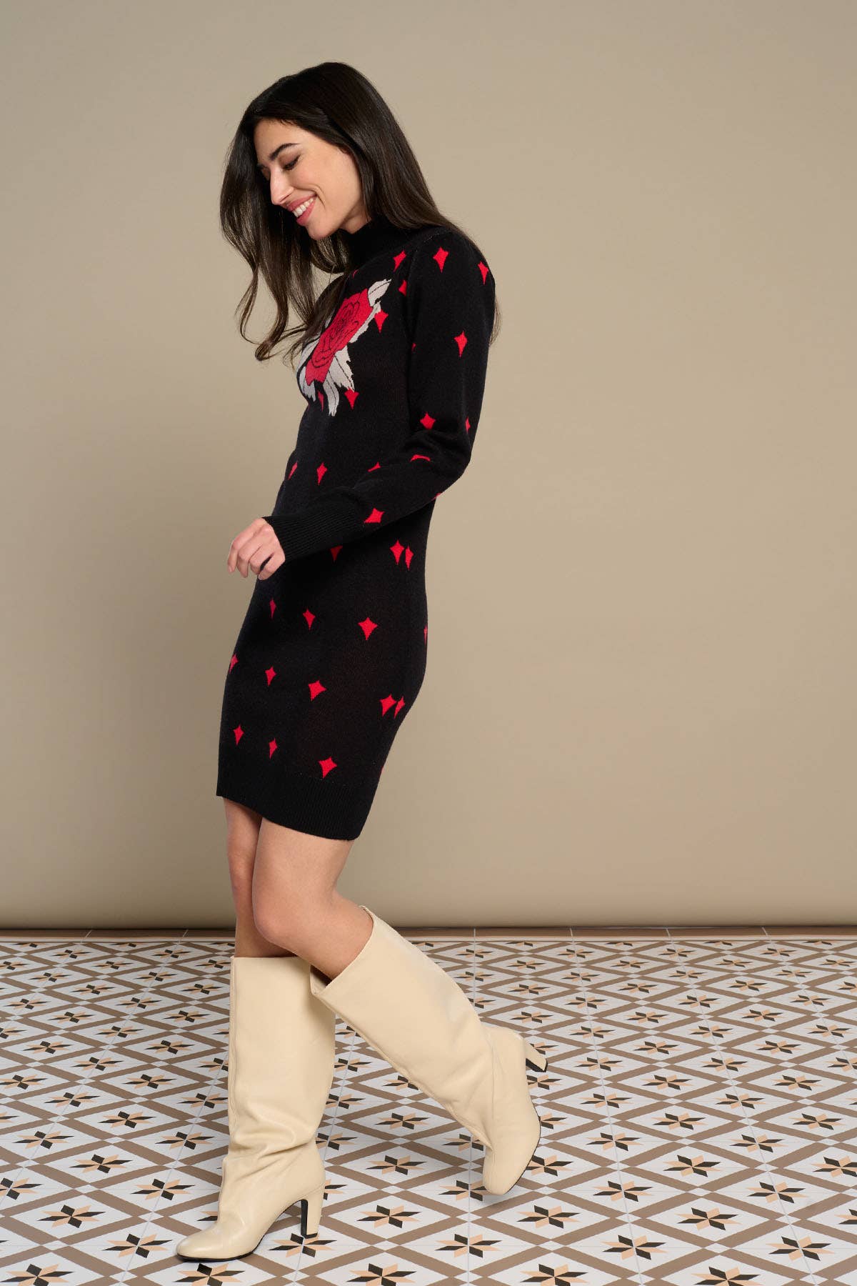 Black ROSO DRESS for wholesale on Faire4