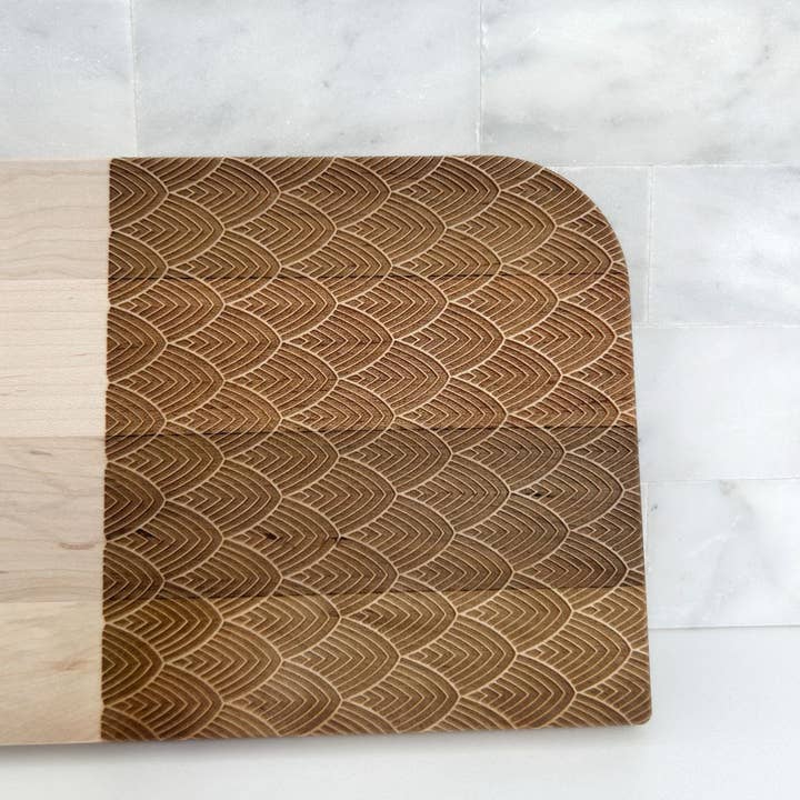 Lucca - Wholesale Cutting Board - Spalted Maple Arches Cutting Board1