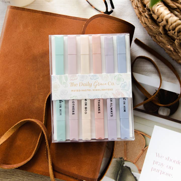 The Daily Grace Co - Wholesale Highlighter - Muted Pastel Highlighters - OUR BEST SELLER!