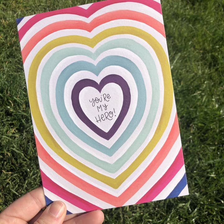 Você é meu herói Nhs Key Worker Lockdown Card por atacado de The Little Posy Print Company