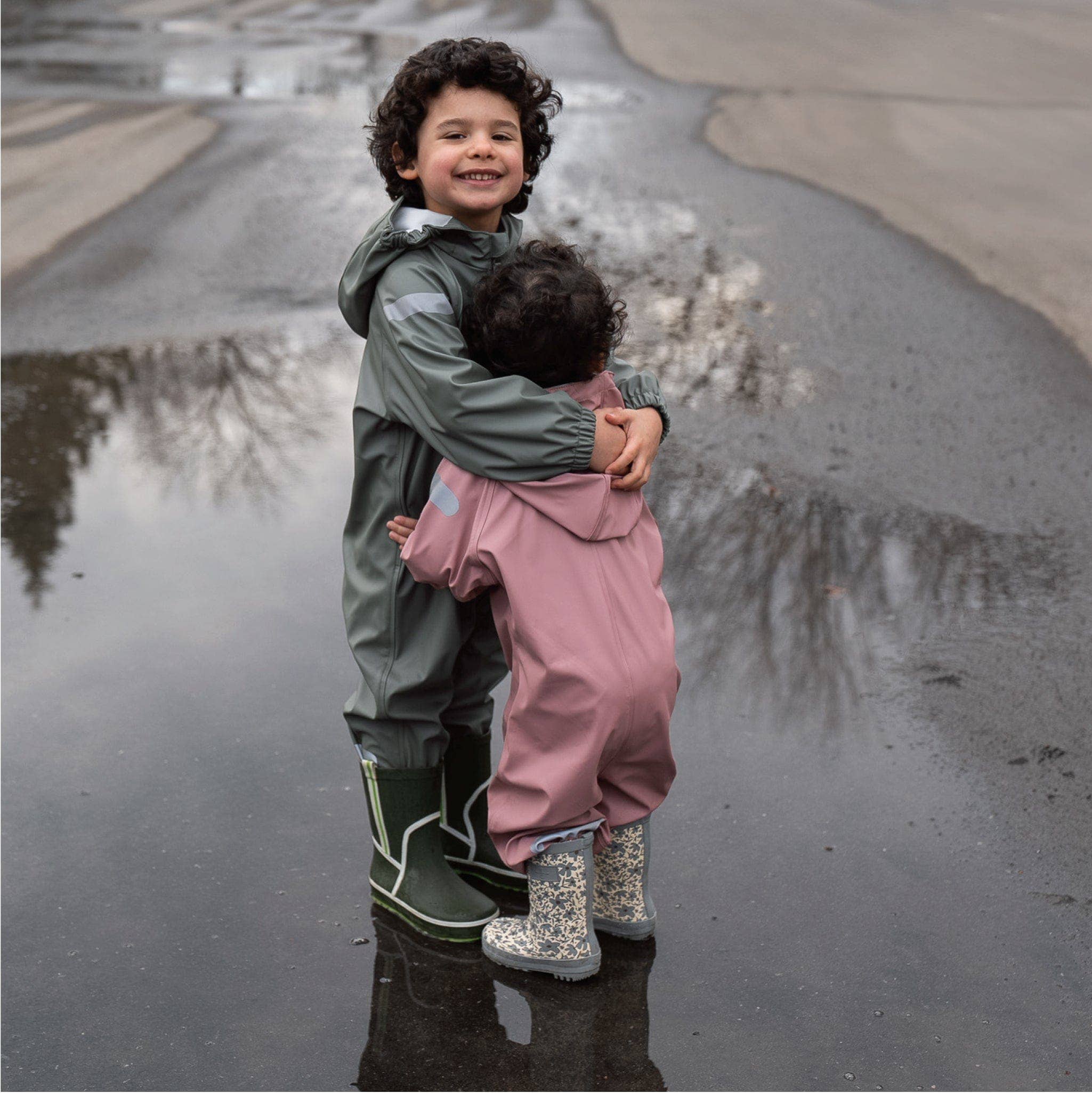 Perlimpinpin – wholesale Rain suit – Kids – Rainwear one-piece suit - Peony9