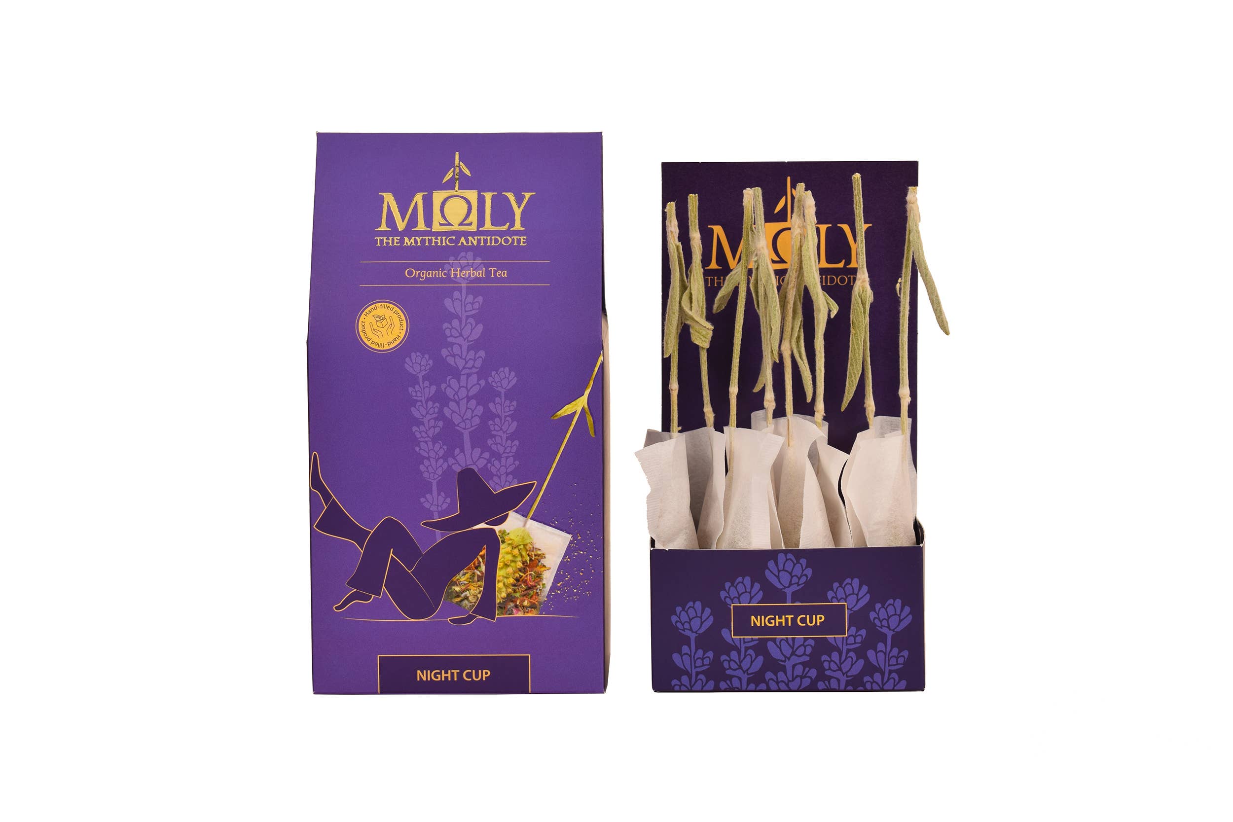 Moly the mythic antidote - Wholesale Health/Detox Tea - Organic Herbal Tea <Night cup>/tea bag with real herbal stem