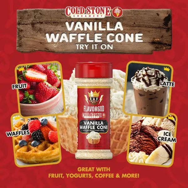 Flavor God - Wholesale Dried Spice Mix - Cold Stone Vanilla Waffle Cone3
