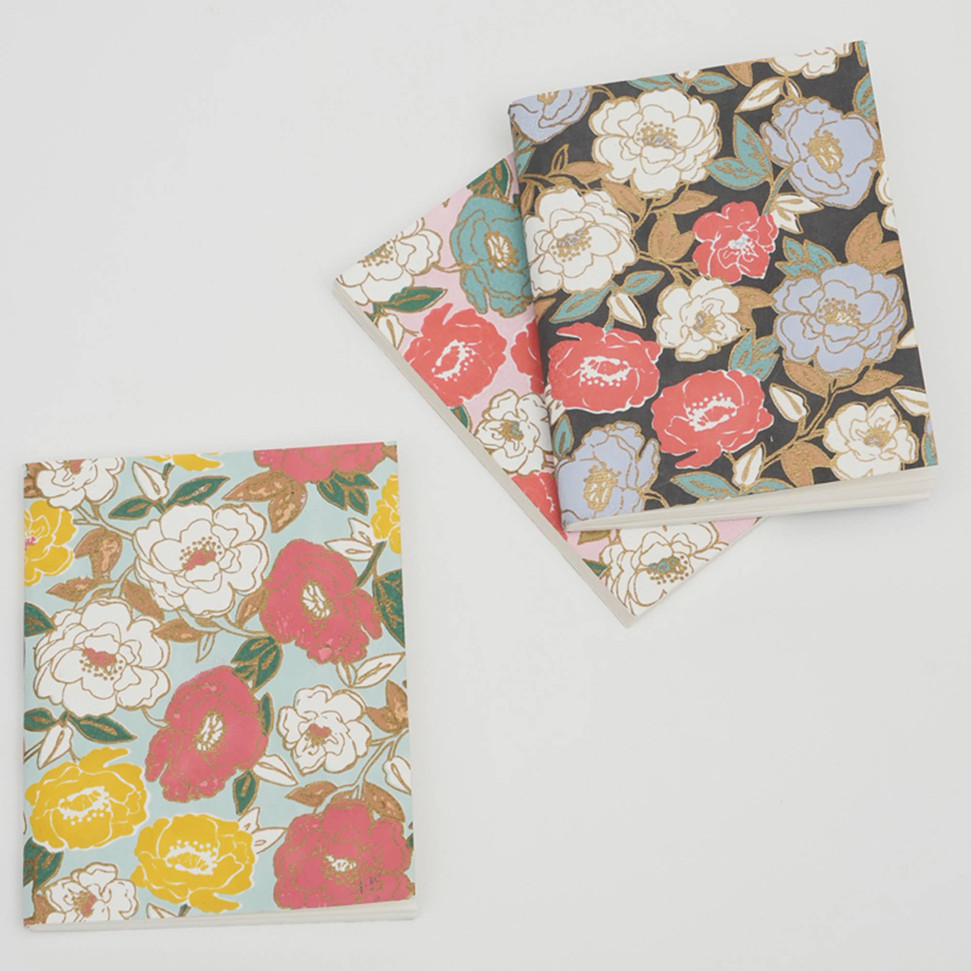 ExpoBazaar - Wholesale Notebook - Notebooks | Handmade Paper Floral Notebooks | Set of 61