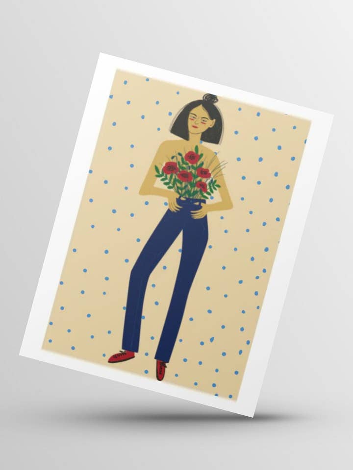 Plant Lady Prim - Biglietto individuale per la vendita all'ingrosso da parte di Lolita K Studio