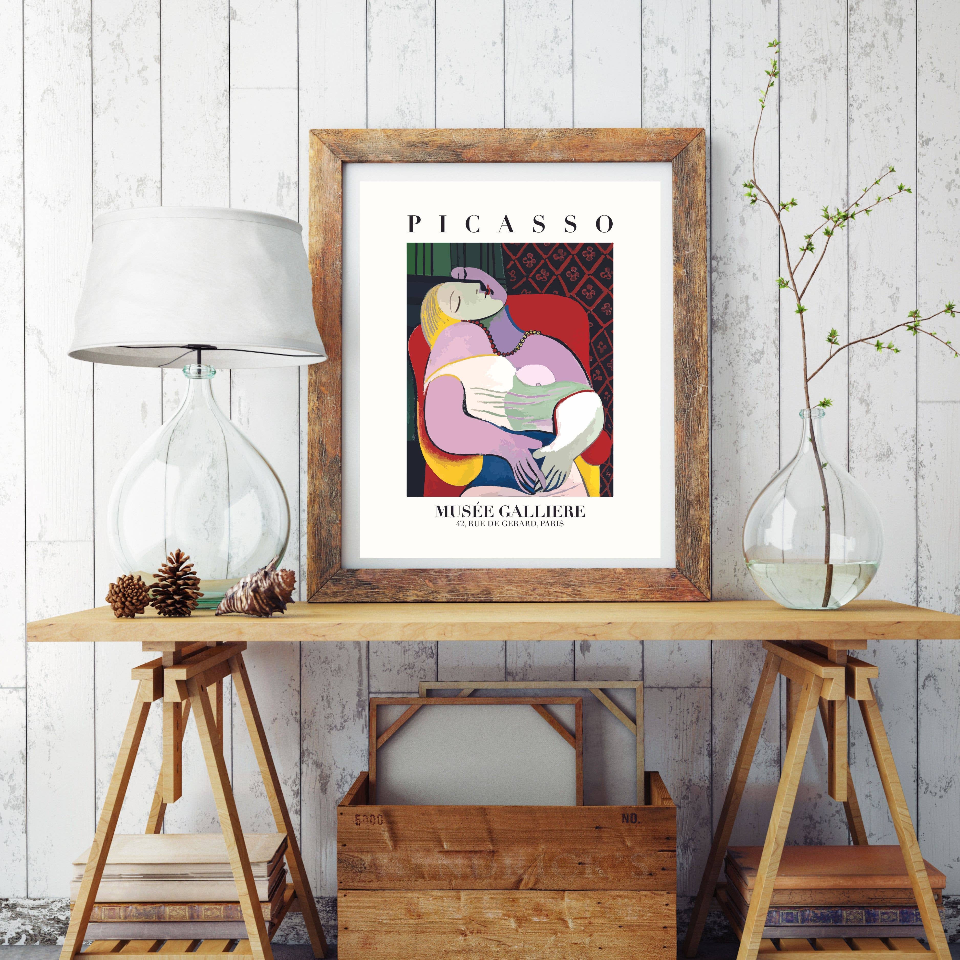 Magnifique Hearts – Engroshandel Kunsttryk – Picasso The Dream - plakat fra kunstudstilling, forskellige størrelser2