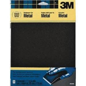 3M 09064 9" X 11" ASST SMÄRGLASPAPPER 3-PACK 17224 för wholesale av FIXTUREDISPLAYS
