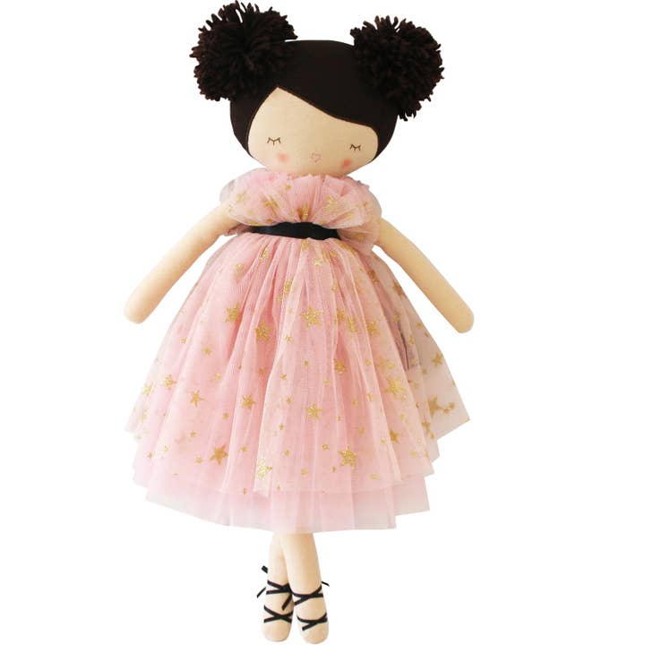 Alimrose Halle Ballerina Doll 48cm (Fair & Brunette) for wholesale by Alimrose