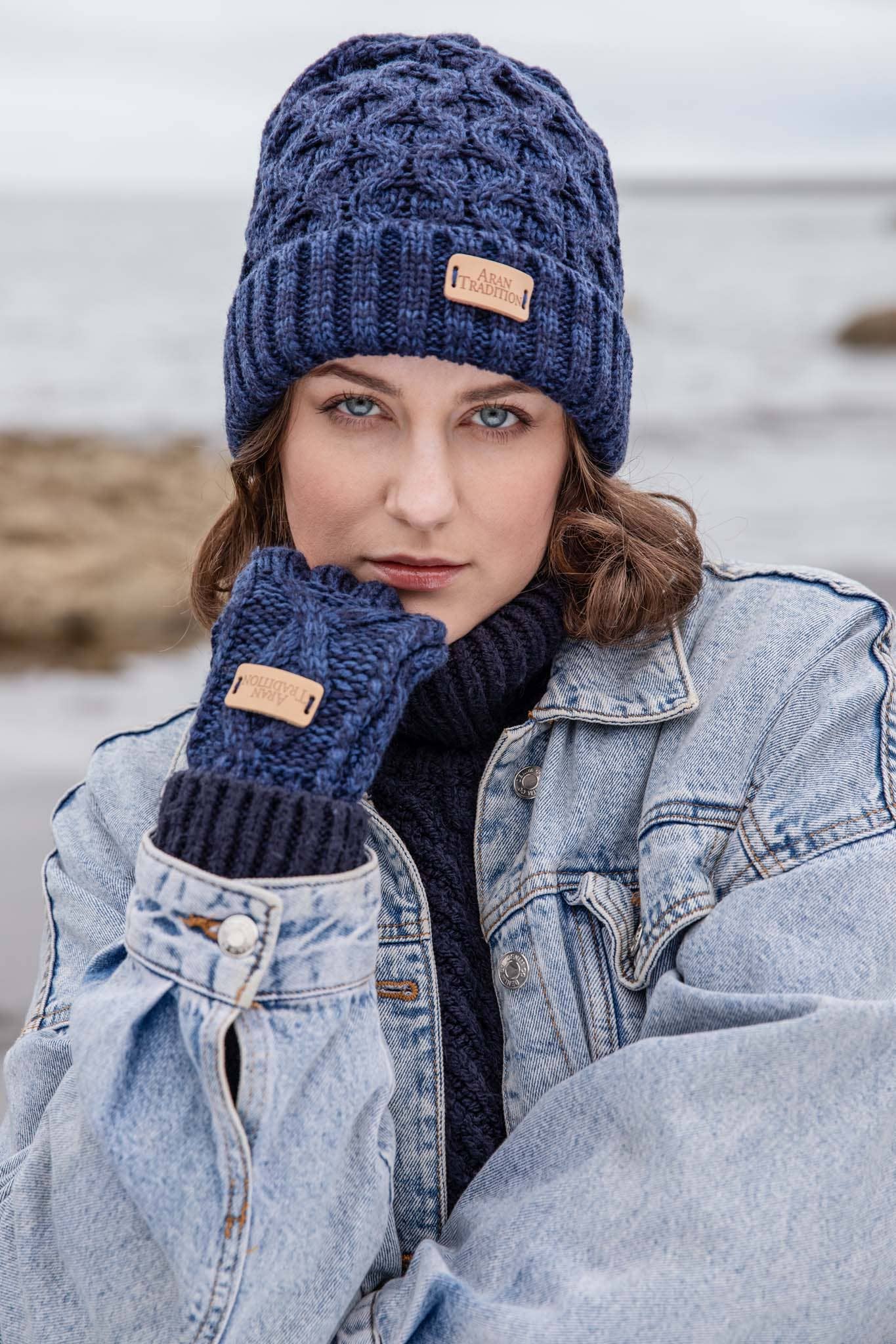 Aran Traditions - Wholesale Beanie - Women's - Aran Cable Knit Beanie Hat28