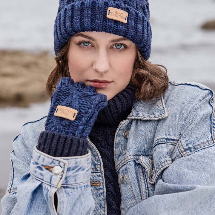 Aran Traditions - Wholesale Beanie - Women's - Aran Cable Knit Beanie Hat28