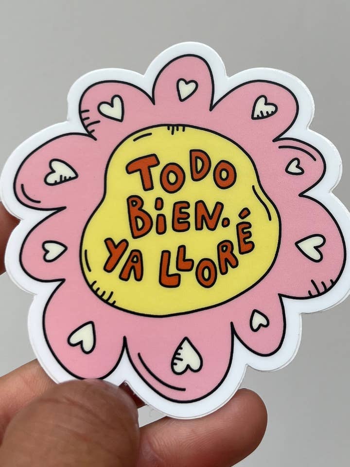 Todo Bien Flower Sticker for engroshandel hos Jen Zeano Designs