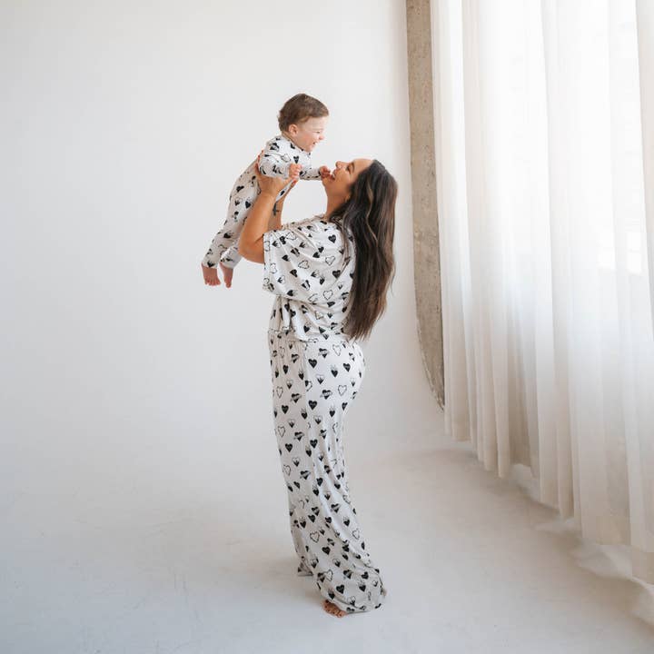 Everyday Leisure - Wholesale Pants – Women's - Tattoo Heart Heather Grey | Women's Boxer Pant9