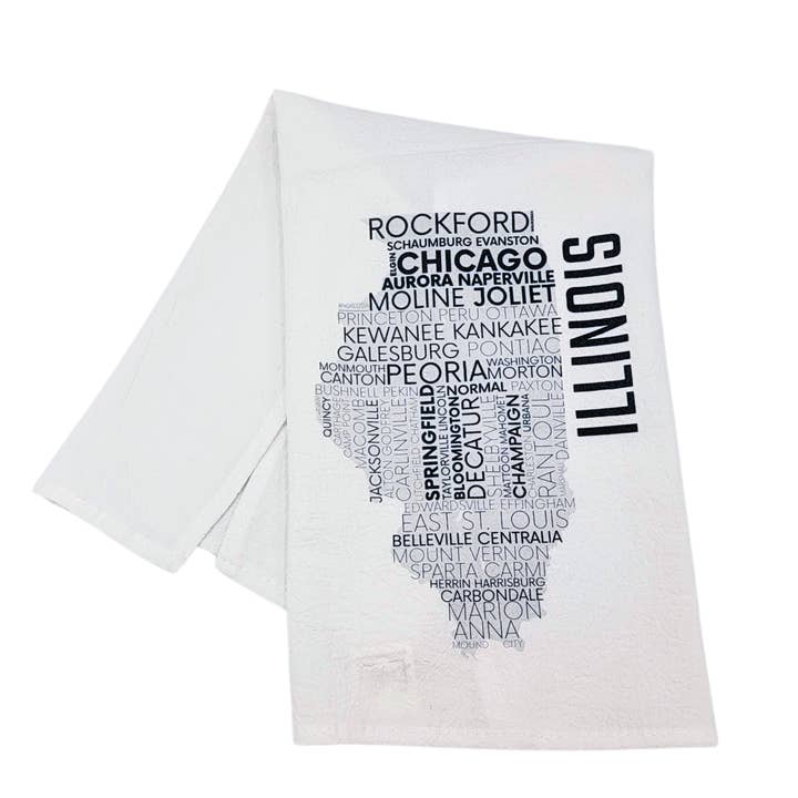 Home Accents By Driftless - Wholesale Tea Towel - City & State Custom Tea Towels - Personalized Home Decor3