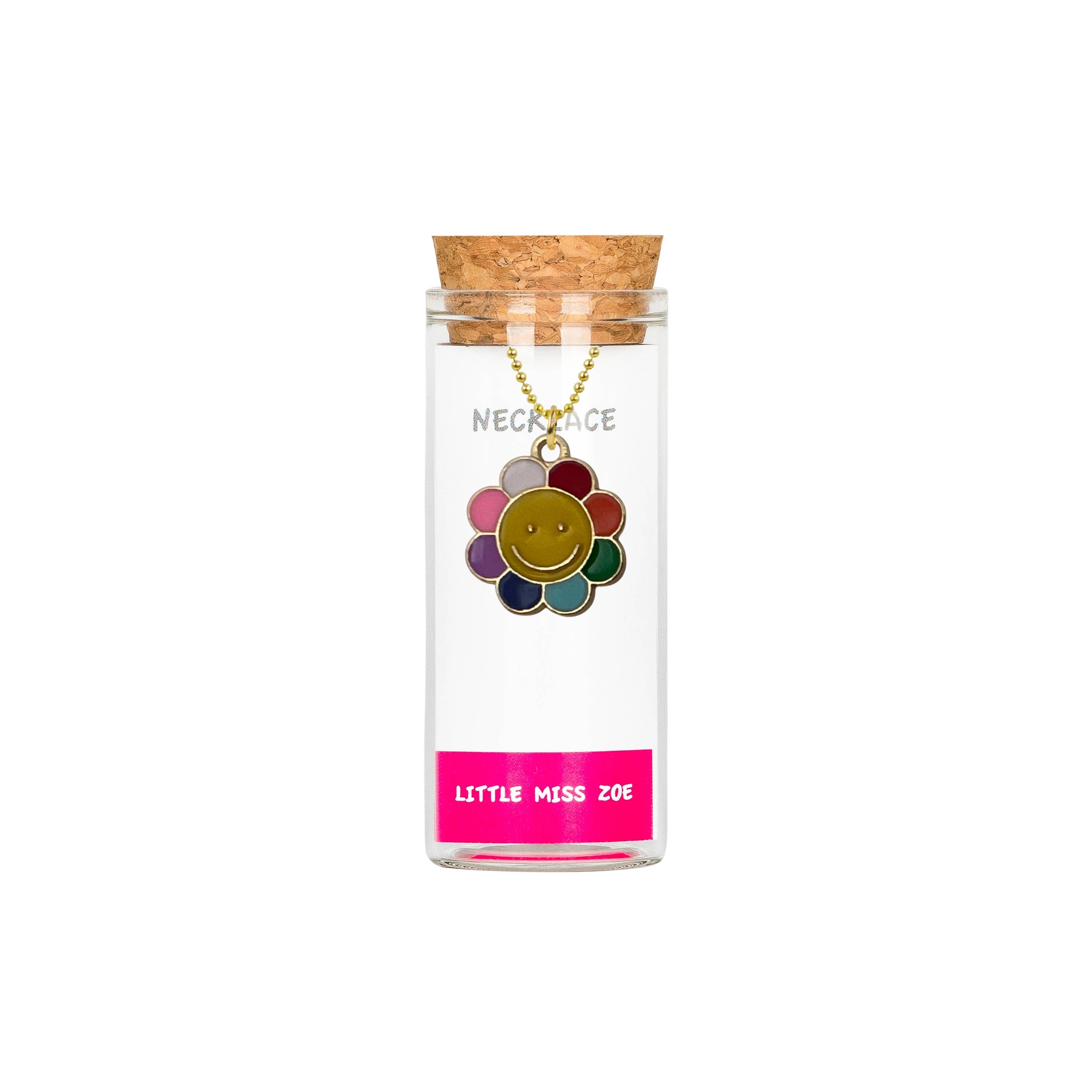 Little Miss Zoe - Wholesale Kids Necklace - Kids - Kids Charm Necklace in a glass bottle55