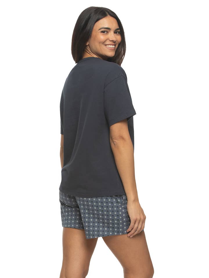 100% Cotton 4-Piece Sleep Set - Indigo for wholesale on Faire3