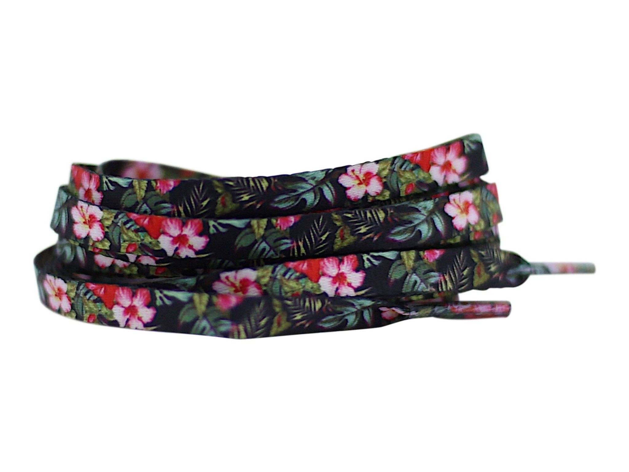 Shoe Lace Supply - Wholesale Shoelaces - Unisex - Flat Printed Shoe Laces - Floral4