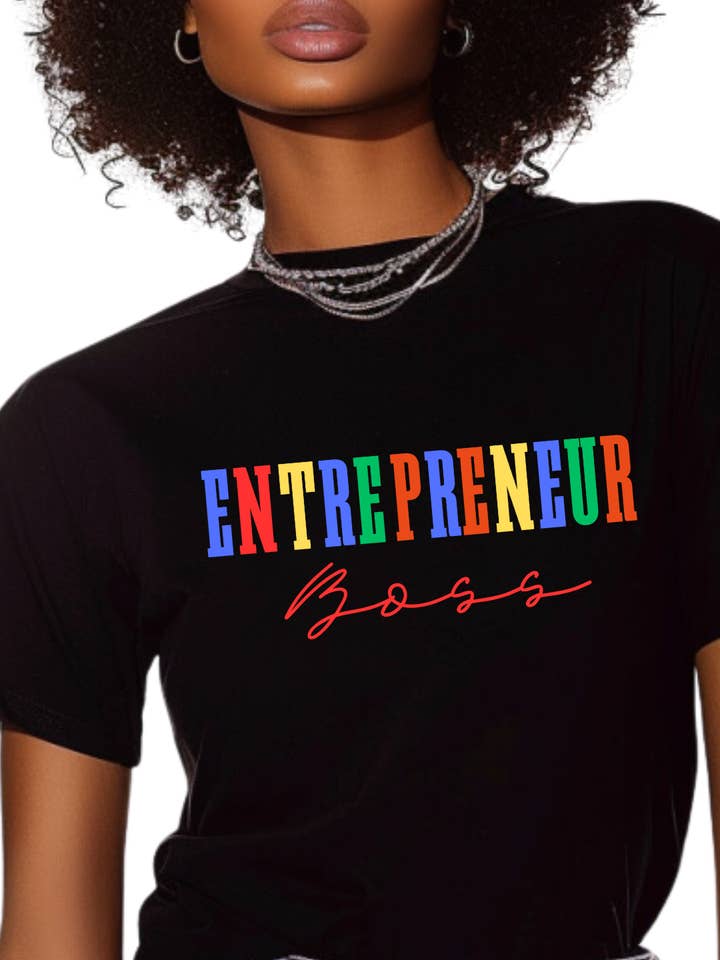 Entrepreneur Boss Tee for wholesale by Melanin E-Commerce