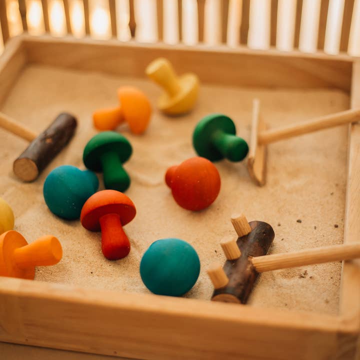 Q Toys - Wholesale Wood toy – Child - Sand Tray and Play Set