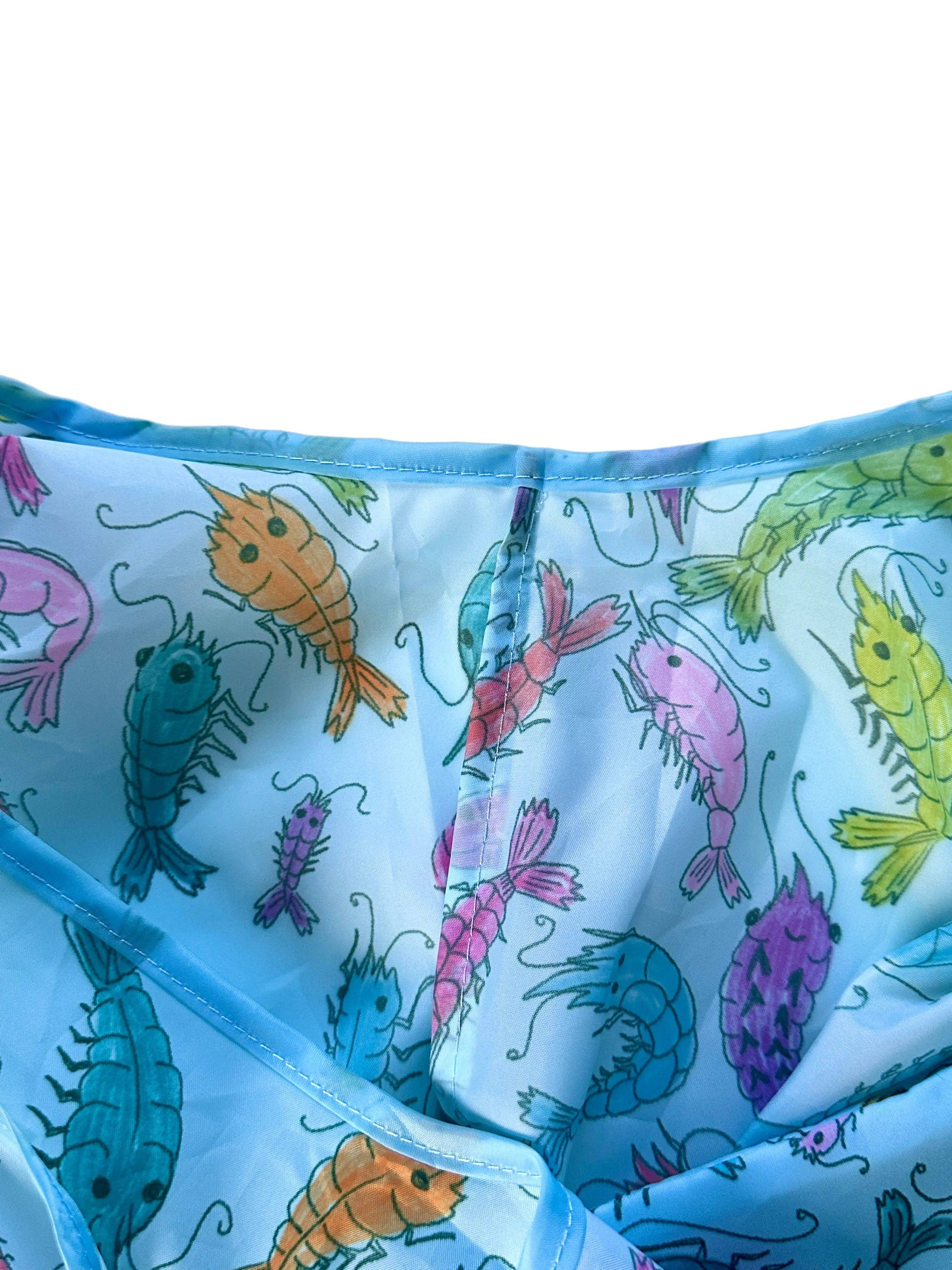 liadelyonart - Wholesale Grocery/Shopping Bag - Whimsical Shrimp Reusable Tote Bag4