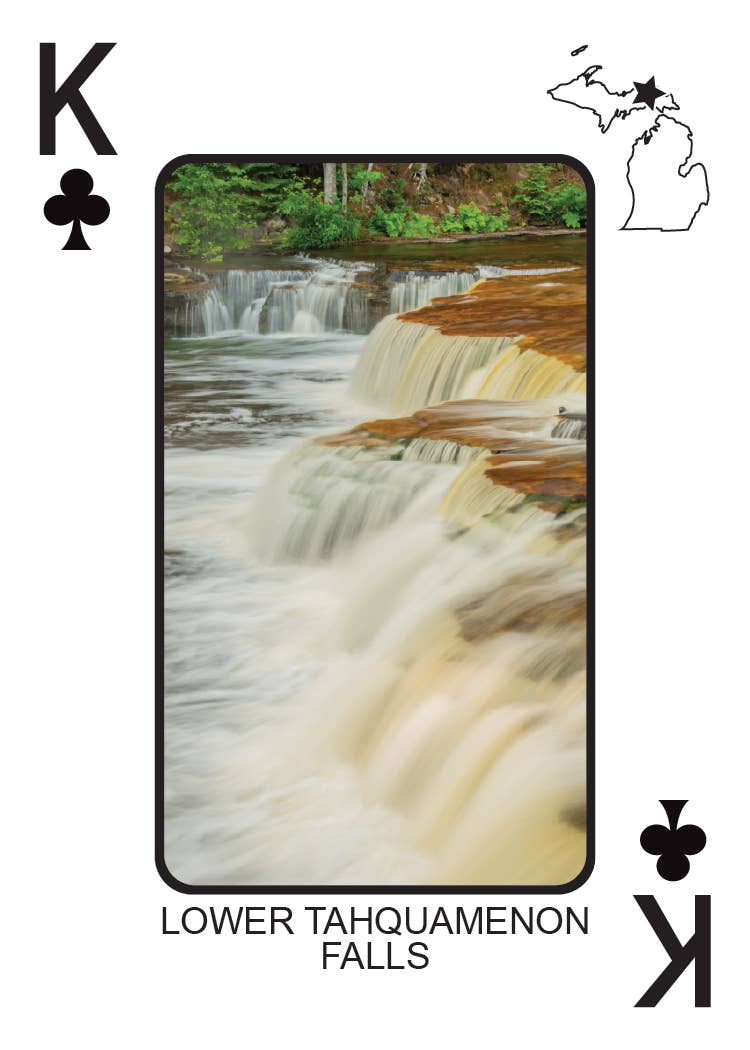 Phil Stagg Photography - Wholesale Playing Cards - WATERFALLS OF MICHIGAN - Playing Cards - Euchre Friendly27