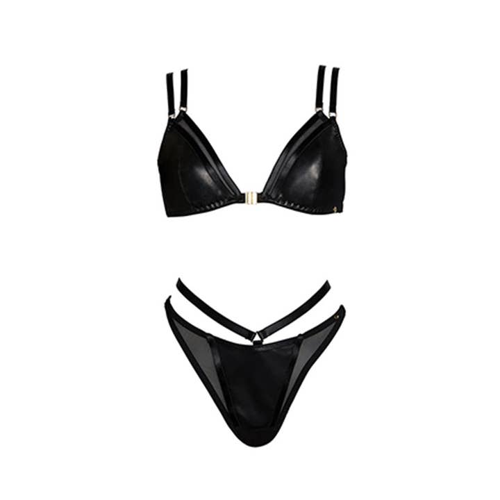 Mia lederen zachte bekerset voor wholesale door Something Wicked