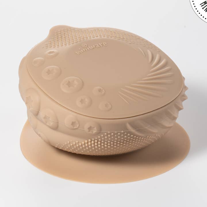 Sensory Baby Bowl - Almond Butter for wholesale by Miniware