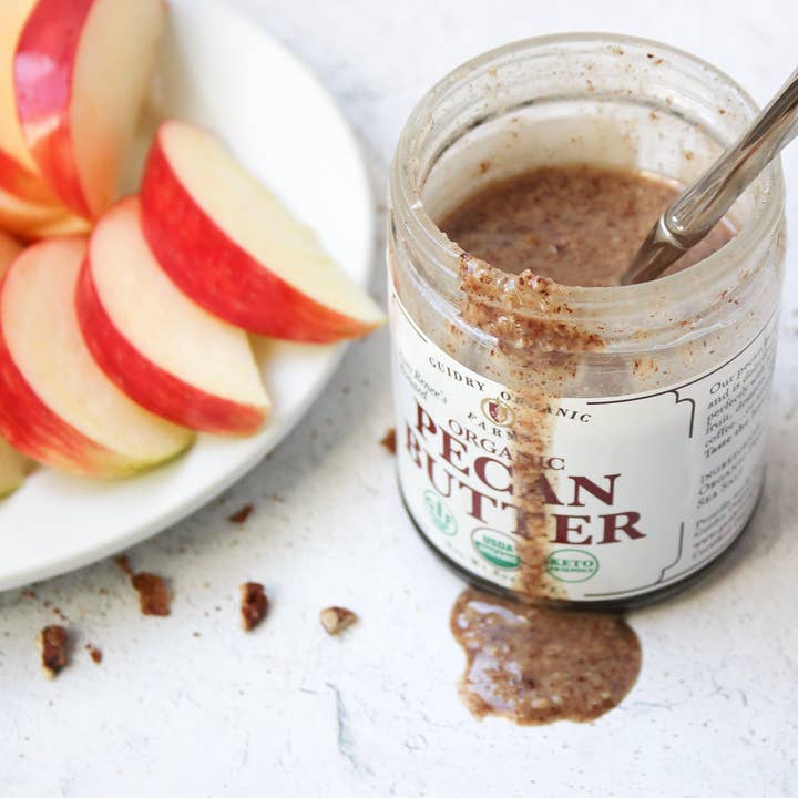 Guidry Organic Farms - Wholesale Nut Butter - Pecan Butter 8oz - USDA Certified Organic2