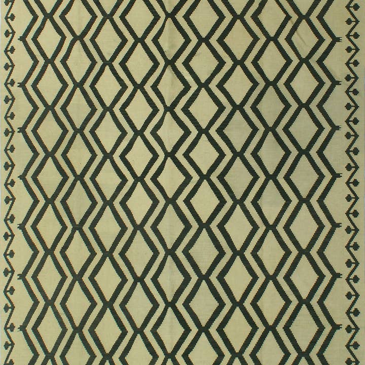 Noori Rug – wholesale Area rug – Sangat Blagdan Ivory/Black Rug, 6'7" x 9'6"