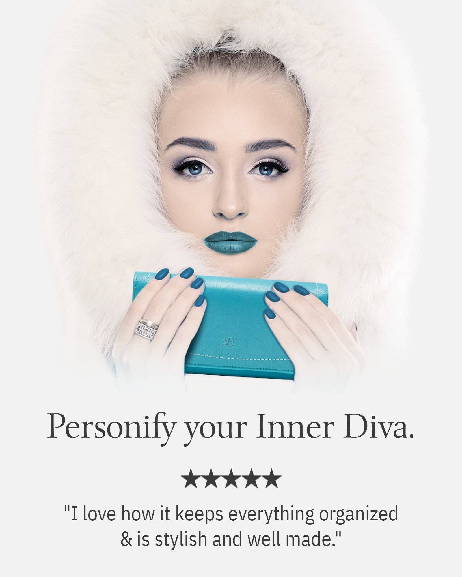 Access Denied Accessories - Wholesale Wallet - Women's - Accordion Clutch Wallet for Women Removable Checkbook Holder22