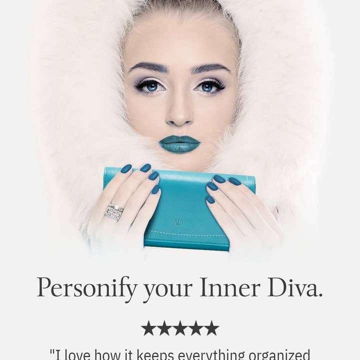 Access Denied Accessories - Wholesale Wallet - Women's - Accordion Clutch Wallet for Women Removable Checkbook Holder22